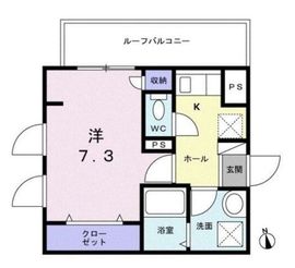 ドミールT馬込 302 間取り図