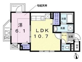 ドミールT馬込 401 間取り図