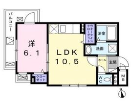 ドミールT馬込 301 間取り図