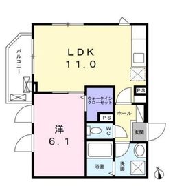 ドミールT馬込 202 間取り図