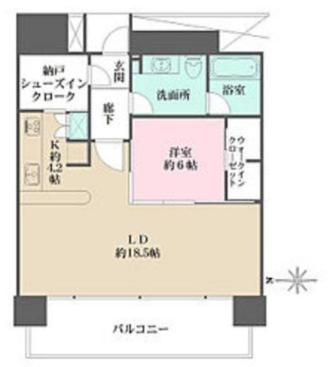 M.M.TOWERS the West (エムエムタワーズ・ザ・ウエスト) 27階 間取り図
