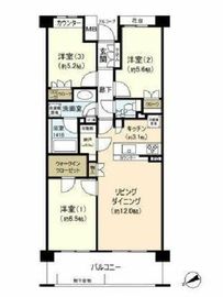 パークホームズ吉祥寺グランテラス 3階 間取り図
