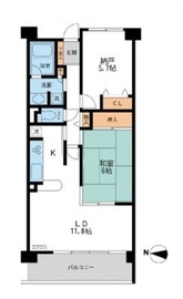 CASSIA横濱ガーデン山 206 間取り図