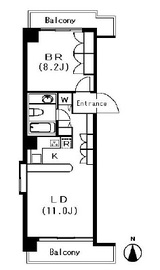 広尾イースト 502 間取り図