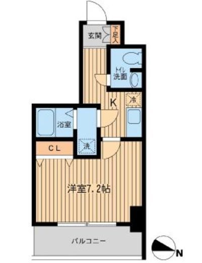 KDXレジデンス立川 509 間取り図