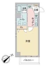 マーベラスビュー東神奈川 505 間取り図