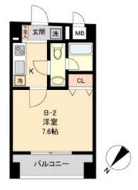 コモド水天宮レジデンス 603 間取り図