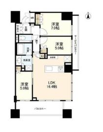 プレミスト北品川 8階 間取り図