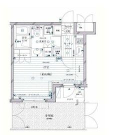 グラーサ西麻布 1階 間取り図