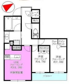 パルテール恵比寿 4階 間取り図