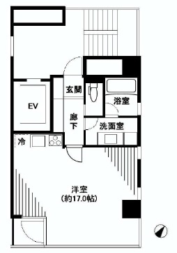 日本橋Tビル 401 間取り図