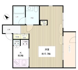 パークレーンコート 101 間取り図