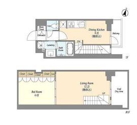 ベルファース駒沢三丁目 101 間取り図