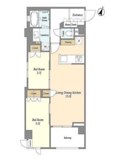 ベルファース駒沢三丁目 224 間取り図