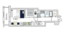 グランデュオ柿の木坂2 (GranDuo Kakinokizaka2) 303 間取り図