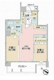 グローベルザ・フォートシティパークス 11階 間取り図