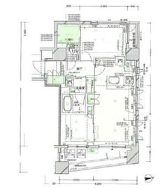 ルジェンテ新中野 5階 間取り図