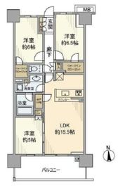 シティテラス板橋蓮根 9階 間取り図