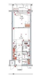ハーモニーレジデンス大森山王THE GARDEN 203 間取り図