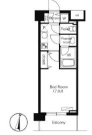 エミリブ下落合 408 間取り図
