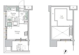ONE ROOF RESIDENCE TAMACHI (ワンルーフレジデンス田町) 218 間取り図