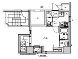 S-RESIDENCE綾瀬rivie (エスレジデンス綾瀬リヴィエ) 203 間取り図