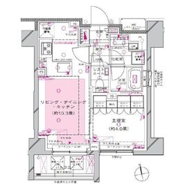ディアナコート池田山 2階 間取り図