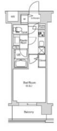 エミリブ鷺ノ宮 203 間取り図