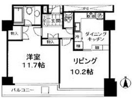 品川プリンスレジデンス 734 間取り図