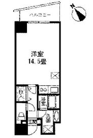 TKフラッツ渋谷 409 間取り図