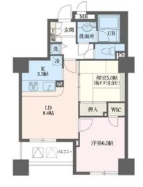 ドゥーエ横浜駅前 1207 間取り図