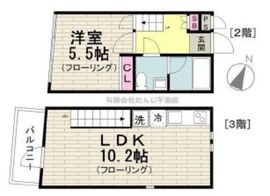 シルバラード広尾 102 間取り図