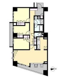 グランドメゾン高輪台 14階 間取り図