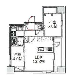 アーバンパーク立石 301 間取り図