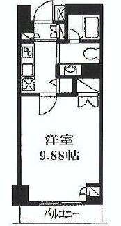 カスタリア戸越駅前 502 間取り図