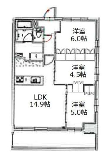 アーバンパーク立石 904 間取り図