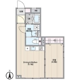 エルファーロ大岡山Ⅱ 401 間取り図