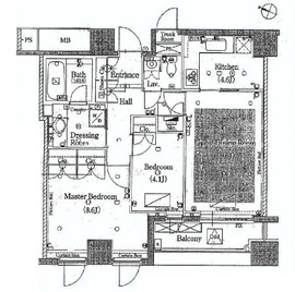 ルクセンブルグハウス 4階 間取り図