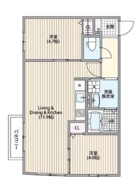 エルファーロ大岡山Ⅱ 301 間取り図