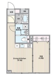 エルファーロ大岡山Ⅱ 403 間取り図