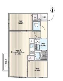 エルファーロ大岡山Ⅱ 303 間取り図
