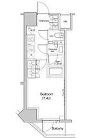 ザ・パークハビオ中野富士見町ガーデン 408 間取り図