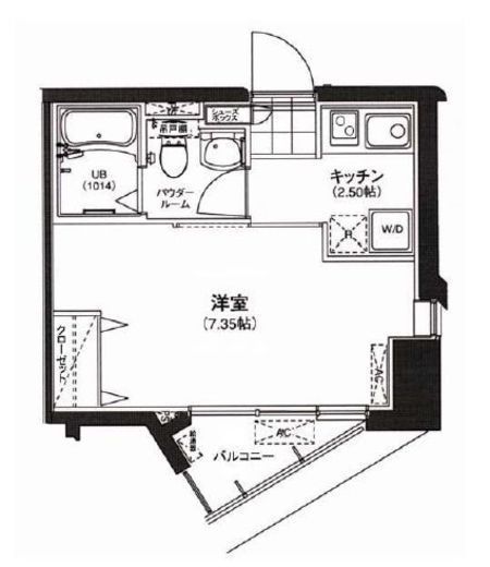 サウンドおしあげ 806 間取り図