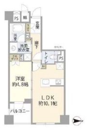 ジオ新宿百人町 1階 間取り図