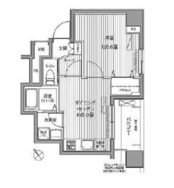 コート・フェリシア 402 間取り図