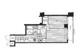 アヴァンティーク東銀座 1階 間取り図