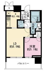 パークシティ武蔵小山ザタワー 9階 間取り図