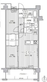 グランフェリシア経堂赤堤 1階 間取り図