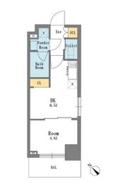 グランカーサ東中野 201 間取り図