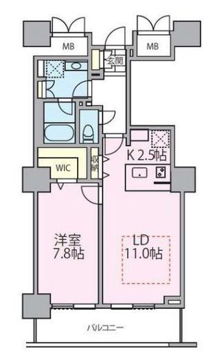 ロイヤルパークスタワー南千住 618 間取り図